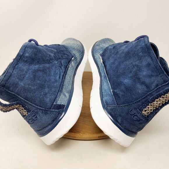 UGG Freamon Chukka Boots Mens 13 Stone Washed Denim‎ Blue Lace Up Shoes main image 13